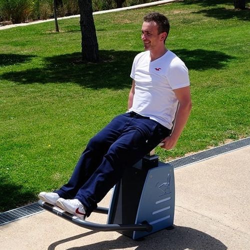 Leg press weight training machine - R7262 - Industrias Agapito - outdoor / for playground