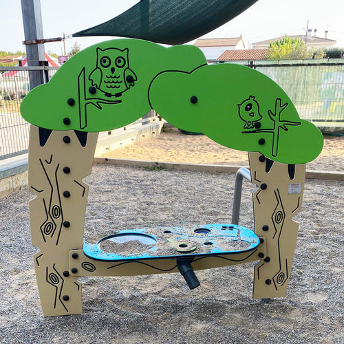 Outdoor kids game table - SAND FOREST  - Industrias Agapito - contemporary / for playground / metal