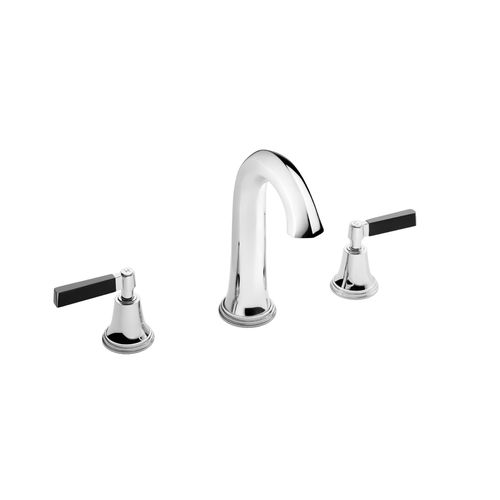 Double-handle washbasin mixer tap - V6K16MB-CP - Samuel Heath & Sons - countertop / chromed metal / nickel