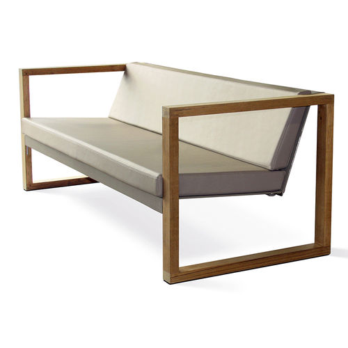 Modular sofa - BANCA TEAK - FueraDentro - contemporary / outdoor / Batyline®