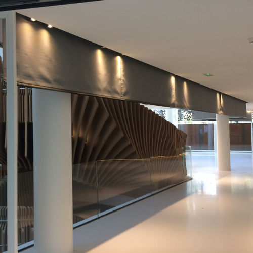 Curtain fabric - SMOKETEX-M - AIRSUN - solar protection / plain / polyurethane