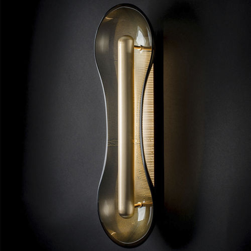 Contemporary wall light - CELL - Veronese - indoor / steel / Murano glass