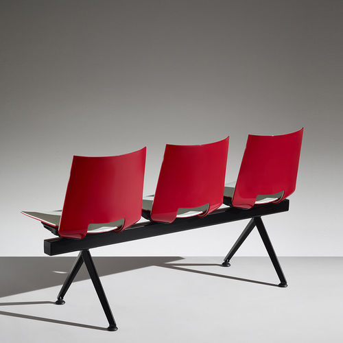 Aluminum beam chair - HL3 - Lamm srl - polyurethane / 3-seater / indoor