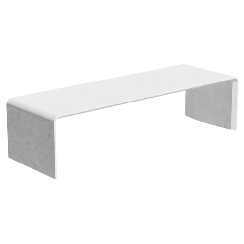 Contemporary public bench - AR PURO + : 04405 - A Amop Synergies - high-performance concrete / without backrest / without armrests