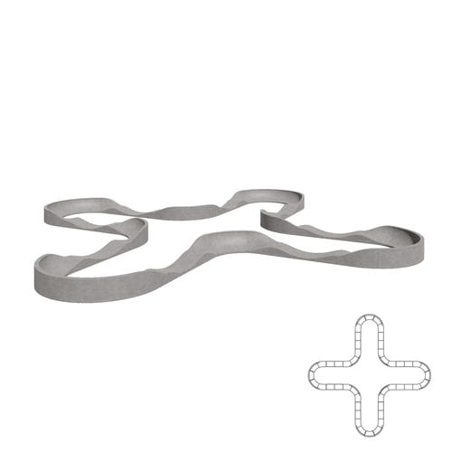Skatepark pumptrack - 01168 - Cross Circuit - A Amop Synergies - modular / for bikeparks / wave type