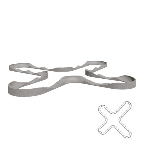 Skatepark pumptrack - 01165 - Star Circuit  - A Amop Synergies - modular / for bikeparks / wave type