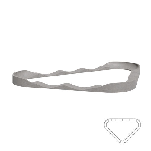 Skatepark pumptrack - 01142 - Triangle Circuit - A Amop Synergies - modular / for bikeparks / wave type