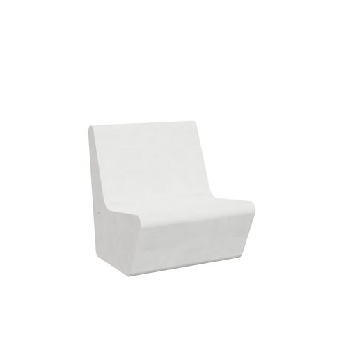 Contemporary public bench - Individual BT 80 - A Amop Synergies - concrete / with backrest / without armrests