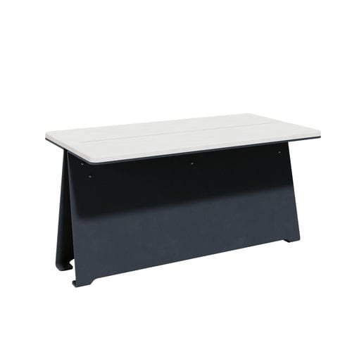 Contemporary table - FRESTA 150 - A Amop Synergies - high-performance concrete / painted steel base / rectangular