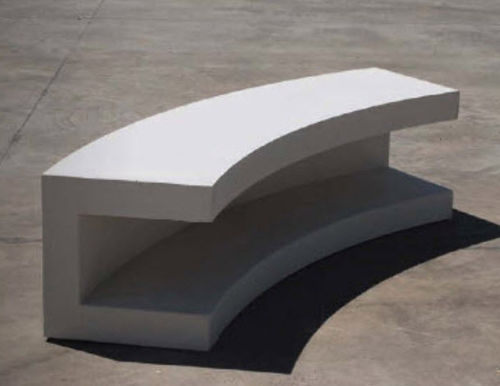 Contemporary public bench - AM : BENCH CONCAVE - A Amop Synergies - concrete
