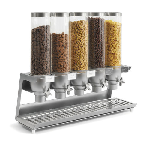 Free-standing cereal dispenser - EZ558 - Rosseto Serving Solutions - for bar / for hospital / for hotel