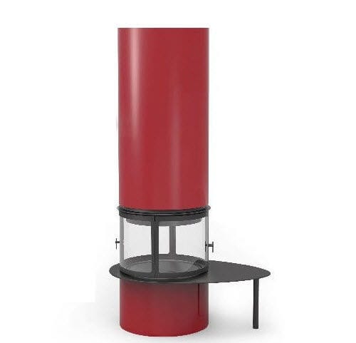 Wood-burning fireplace - DIAMANTE - TRAFORART - gas / bioethanol / floor-mounted