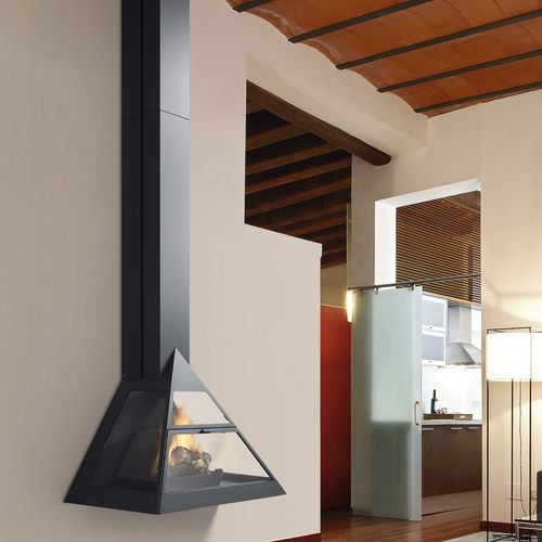 Wood-burning fireplace - ADMETO - TRAFORART - gas / bioethanol / multi-fuel