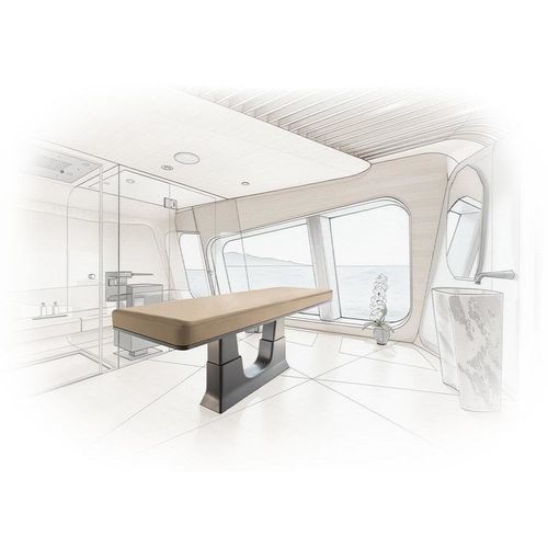 Custom-made massage table - AKT GROUP - for private estates / for boat / for spas