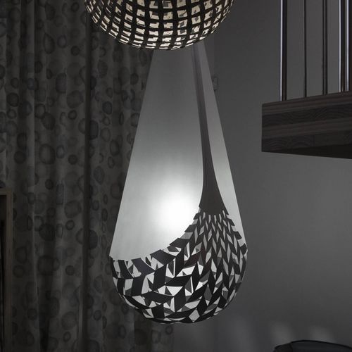 Pendant lamp - BASKET - David Trubridge Design - aluminum / plastic / original design