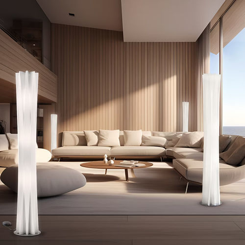 Floor-standing lamp - BACH - Slamp - Opalflex® / original design / corded