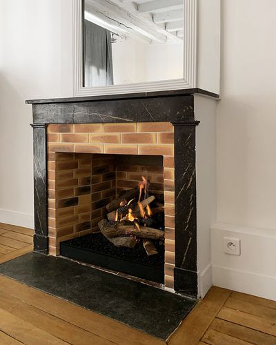 Gas fireplace insert - DREAM FIRE - IGNISIAL Paris - custom-made