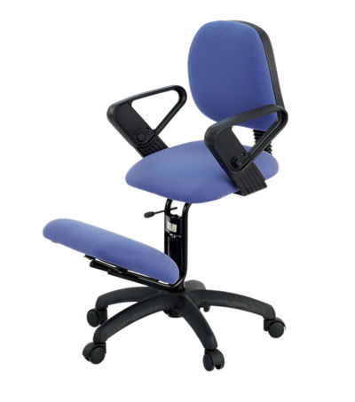 Contemporary chair - S-2606 - ECOPOSTURAL - fabric / ergonomic kneeling / commercial