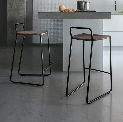 Contemporary bar chair - DANSKE-C  - extendo - indoor / oak / walnut