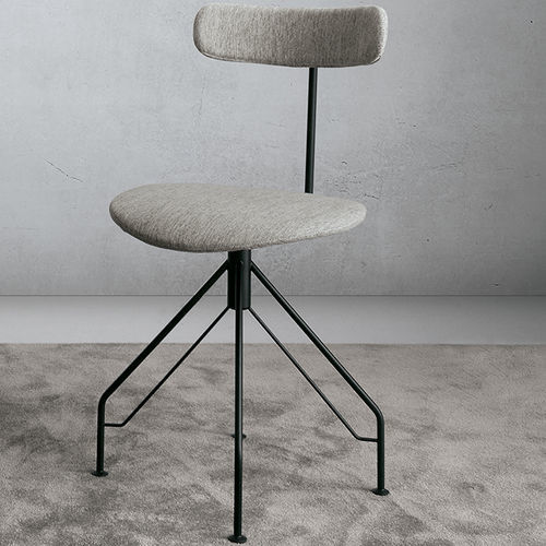 Contemporary chair - ECH5 - extendo - indoor / fabric / oak