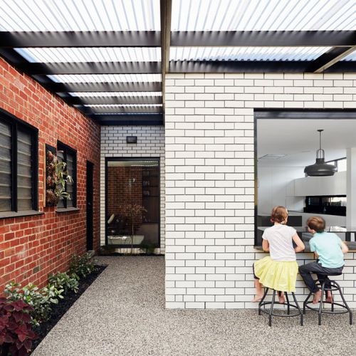 Outdoor cladding brick - PANAMA - Santanselmo Group - interior / smooth / white