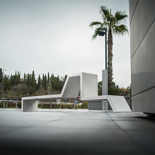 contemporary public bench - CYRIA | Mobilier Urbain