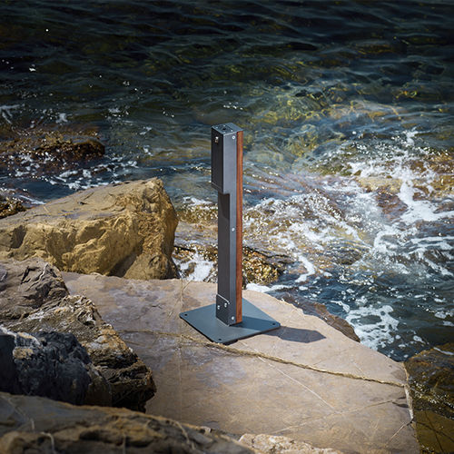 Pedestal ashtray - PYSA - CYRIA | Mobilier Urbain - steel / galvanised steel / stainless steel