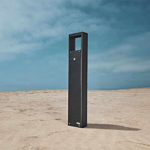 Pedestal ashtray - EUDALD 2 - CYRIA | Mobilier Urbain - steel / galvanised steel / stainless steel