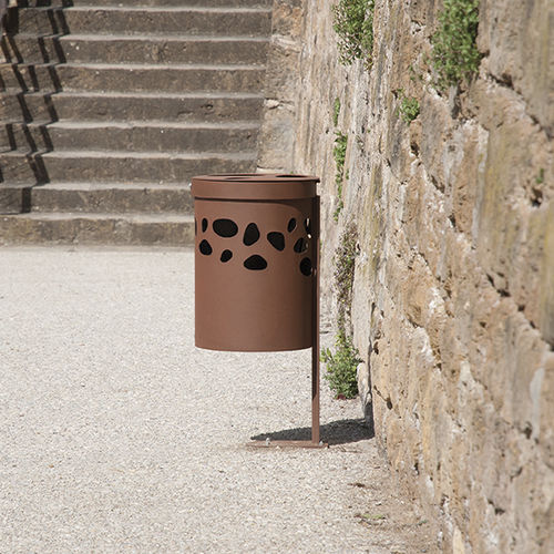 Public trash can - GREEN PALACIO - CYRIA | Mobilier Urbain - floor-standing / galvanised steel / steel