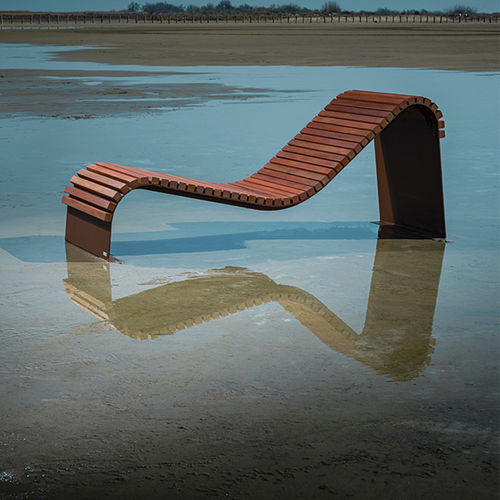 contemporary sun lounger - CYRIA | Mobilier Urbain
