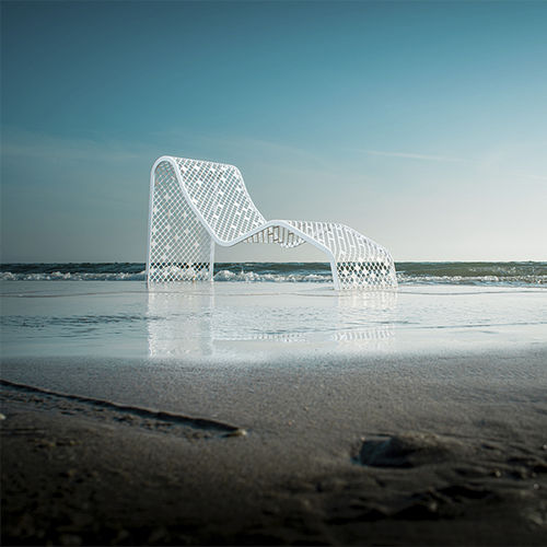 contemporary deck chair - CYRIA | Mobilier Urbain