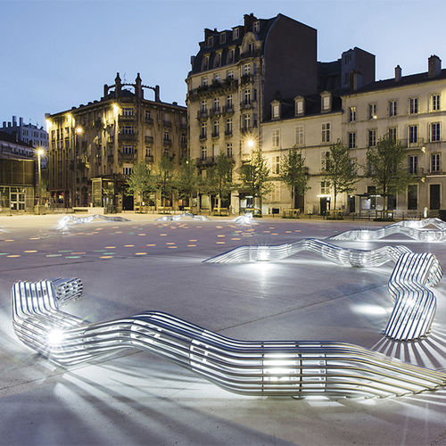 industrial design public bench - CYRIA | Mobilier Urbain