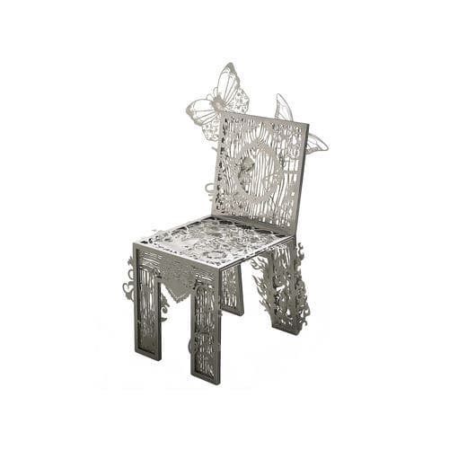 Contemporary chair - Droog - indoor / wood / upholstered