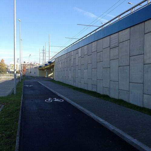 Concrete retaining wall - TENSARTECH®ARES  - Tensar International - prefab / reinforced earth / pre-cast