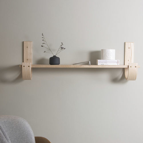 Wall-mounted shelf - KESU  - Tom Raffield - contemporary / wooden / ash
