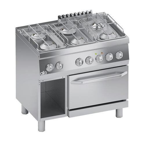 Gas range cooker - K6MCU15FF - ATA - electric / commercial / 6 burner