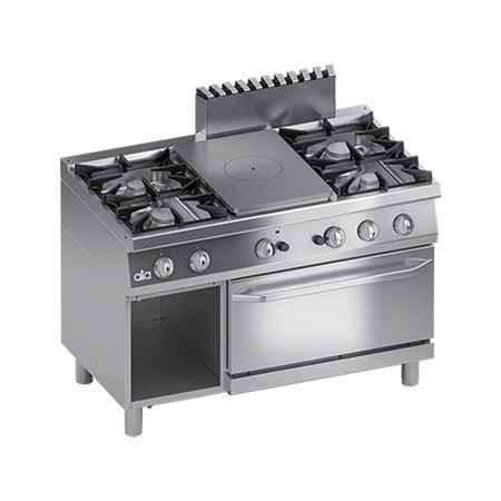 Gas range cooker - K7GCTP15FF - ATA - commercial / 4 burner / 1 oven