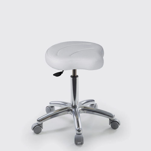 Metal base task stool - 050, 050/S - Lemi BEAUTY & SPA - adjustable / on casters / for beauty salon