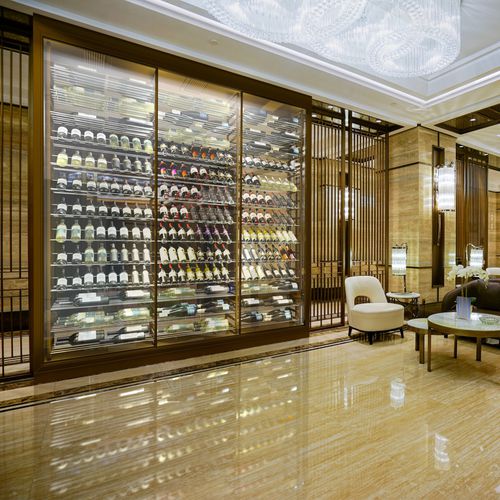 Counter refrigerated display case - EXCLUSIVE - ESIGO - island / for restaurant / stainless steel