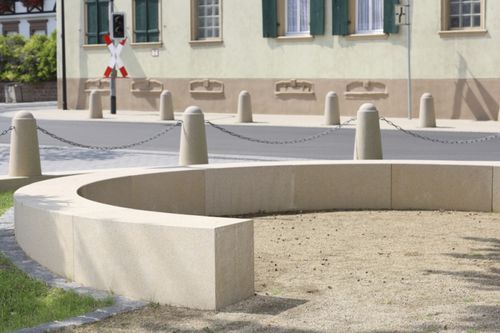 Contemporary garden bench - Kronimus AG Betonsteinwerke - concrete