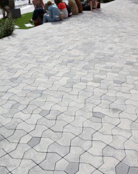 Concrete paver - VM - Kronimus AG Betonsteinwerke - drive-over / modular