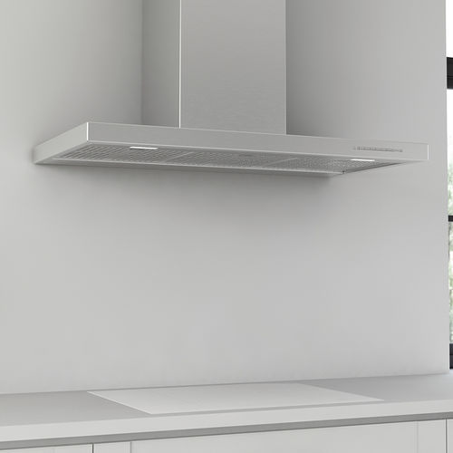 Wall-mounted range hood - Fine - Frecan - ducted / with built-in lighting / low-noise