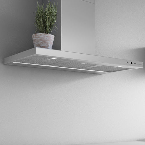Wall-mounted range hood - Q-Fine - Frecan - ducted / with built-in lighting / low-noise