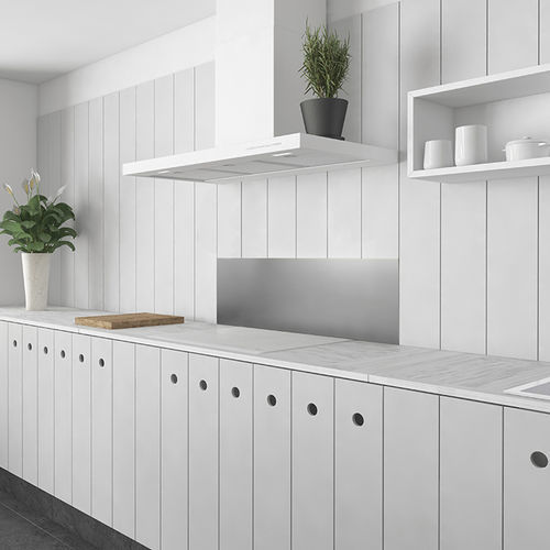 Wall-mounted range hood - White - Black - Frecan - ducted / with built-in lighting / low-noise