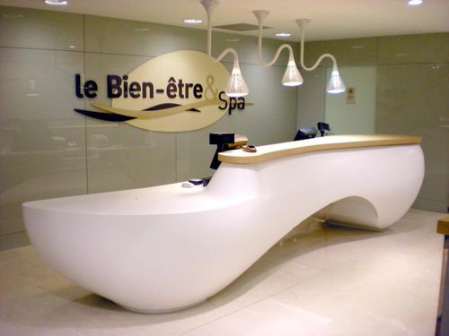 Stone reception desk - IMAGE 06 - IMAGE - for hotel
