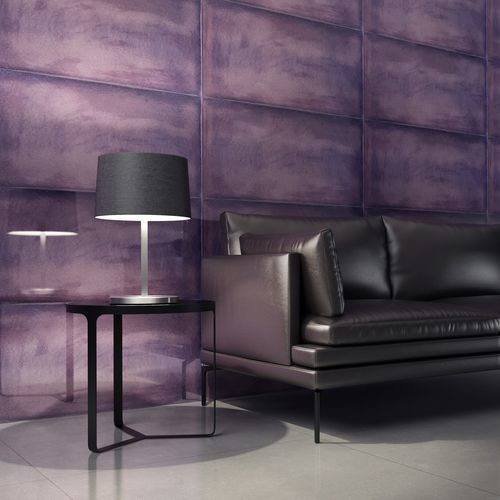 Indoor tile - MIST AUBERGINE - INTHETILE - outdoor / living room / wall