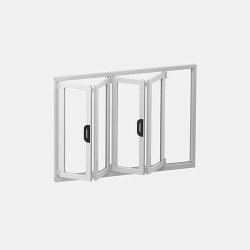 Folding patio door - V772 - MOLI - Verano - double-glazed / waterproof