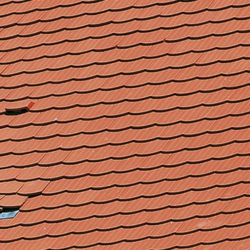 Interlocking roof tile - PROFIL SAXONY - CREATON - clay / small / red