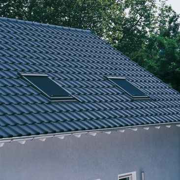 Flat roof tile - MAGNUM - CREATON - Portuguese / clay / large