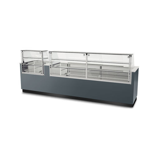 Counter refrigerated display case - FIRST - SIFA - for pastry shops / for bakery / aluminum